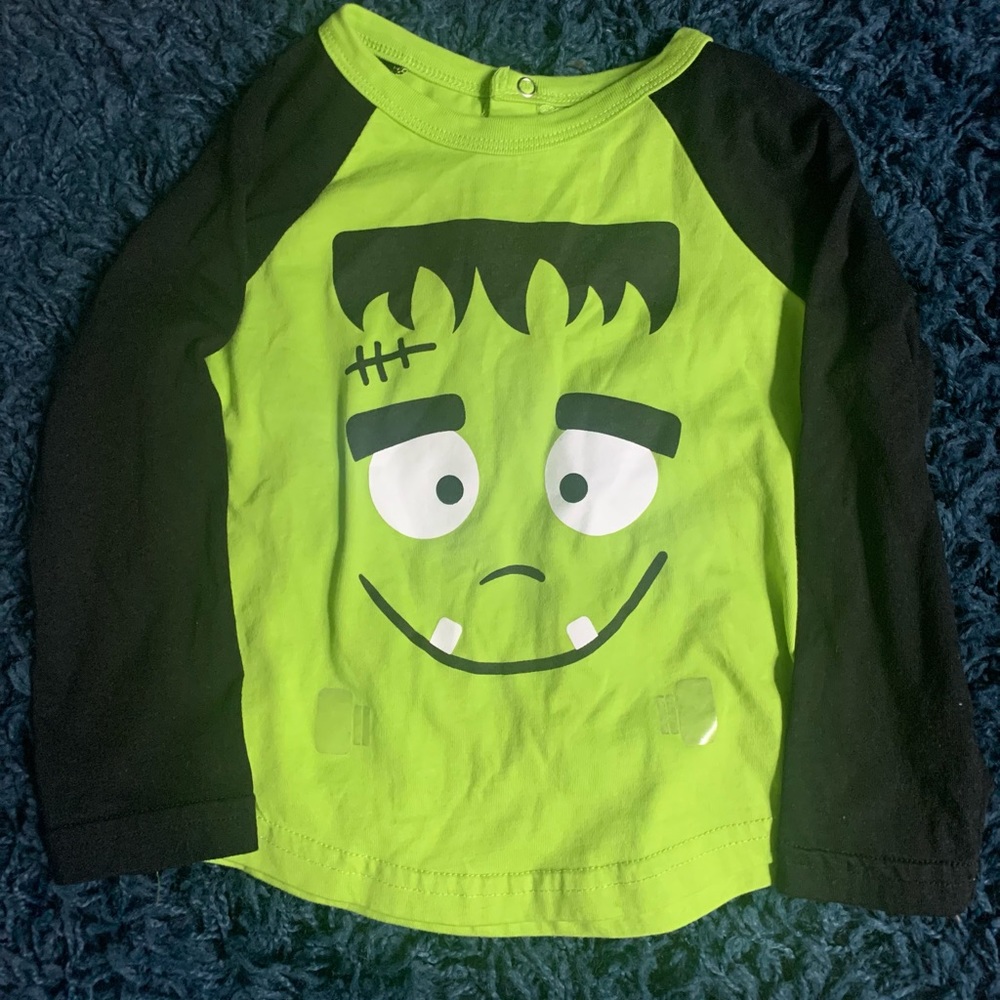 Frankenstein Toddler Boy Long Sleeve Tee